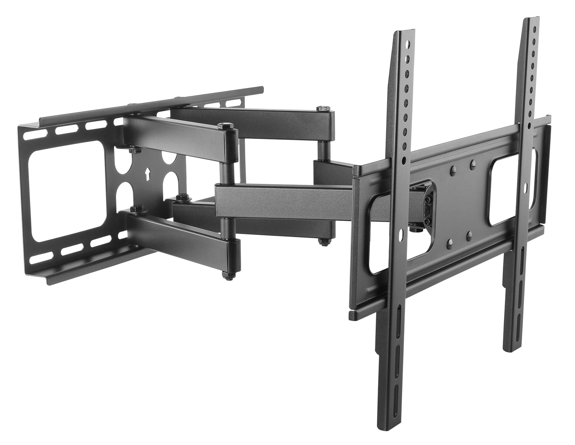 ICA-PLB 3646 è un supporto da parete a doppio braccio a movimento completo per TV a schermo piatto e curvo fino a 55 e fino a 50 kg di peso. Questo supporto si estende per 510 mm dalla parete e consente al monitor di ruotare di 60° a sinistra o