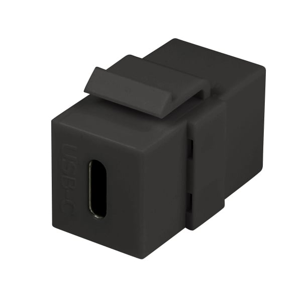Connettore Keystone USB-C™ F/F 17,2 mm Nero