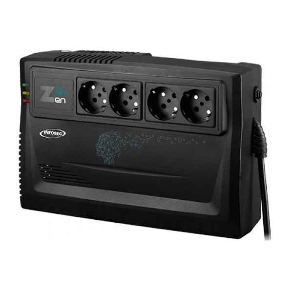 Gruppo di protezione essenziale per apparecchiature IT (apparecchiature IT, PC o computer, box, modem, etc.). Da 800 VA, fornisce alle apparecchiature collegate una protezione completa in caso di interruzione di corrente o variazione di corrente grazie al