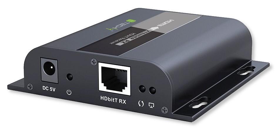 L’extender HDMI permette di estendere il segnale HDMI audio/video con una risoluzione di 1080p 60Hz fino a 120m utilizzando un singolo cavo di rete. Supporta la trasmissione del segnale IR, per controllare la riproduzione multimediale del dispositivo sorg