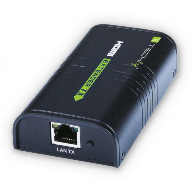 Sistema di trasmissione del segnale professionale che permette di trasportare il segnale HDMI su lunghe distanze tramite un cavo di rete Cat.5/6, sfruttando la conversione del segnale HDMI in un segnale TCP/IP standard. Tramite un router o un repeater gra