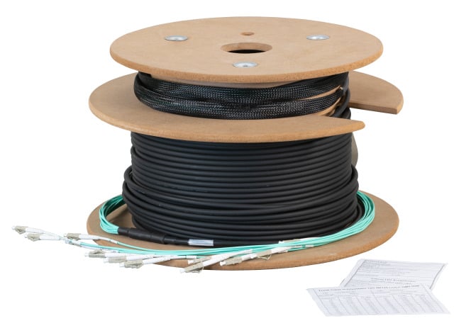 Cavo Fibra Ottica Trunk Multimodale 50/125 4 fibre OM3 Dca LC/LC 30m