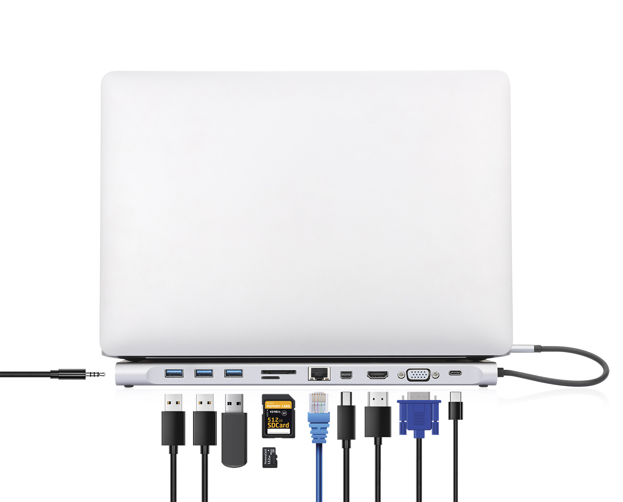 Docking Station USB-C™ 11-in-1 triplo monitor con MST