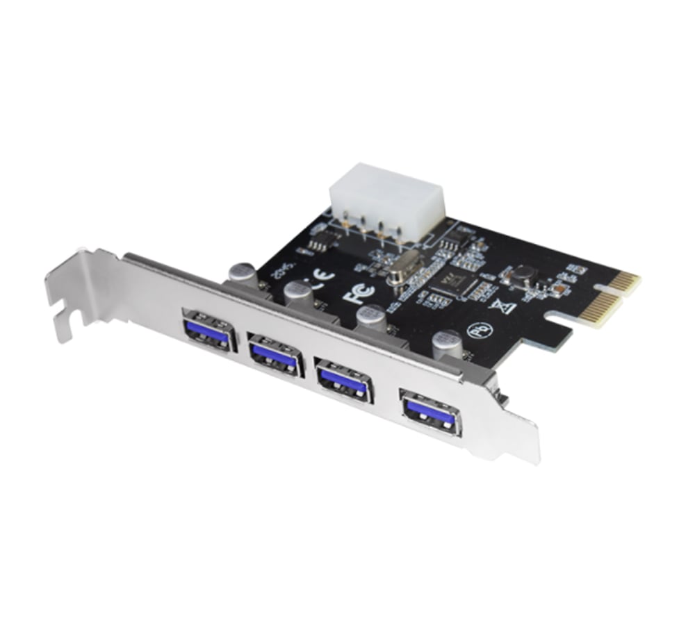 Con questa scheda controller PCI Express puoi aggiungere facilmente 4 porte USB Super Speed extra al tuo computer desktop e aggiornare la velocità dei dati a 5 Gbps! ICC X-PCI-USB34D ha una velocità dati massima di 5 Gbps, il che rende molto