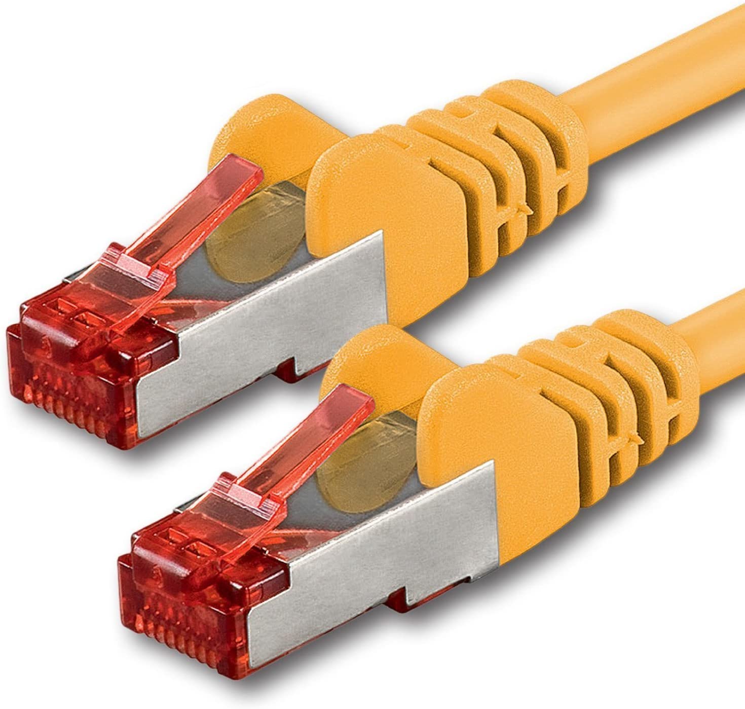 Cavo di rete Patch in rame Cat. 6 Giallo SFTP LSZH 0,25m