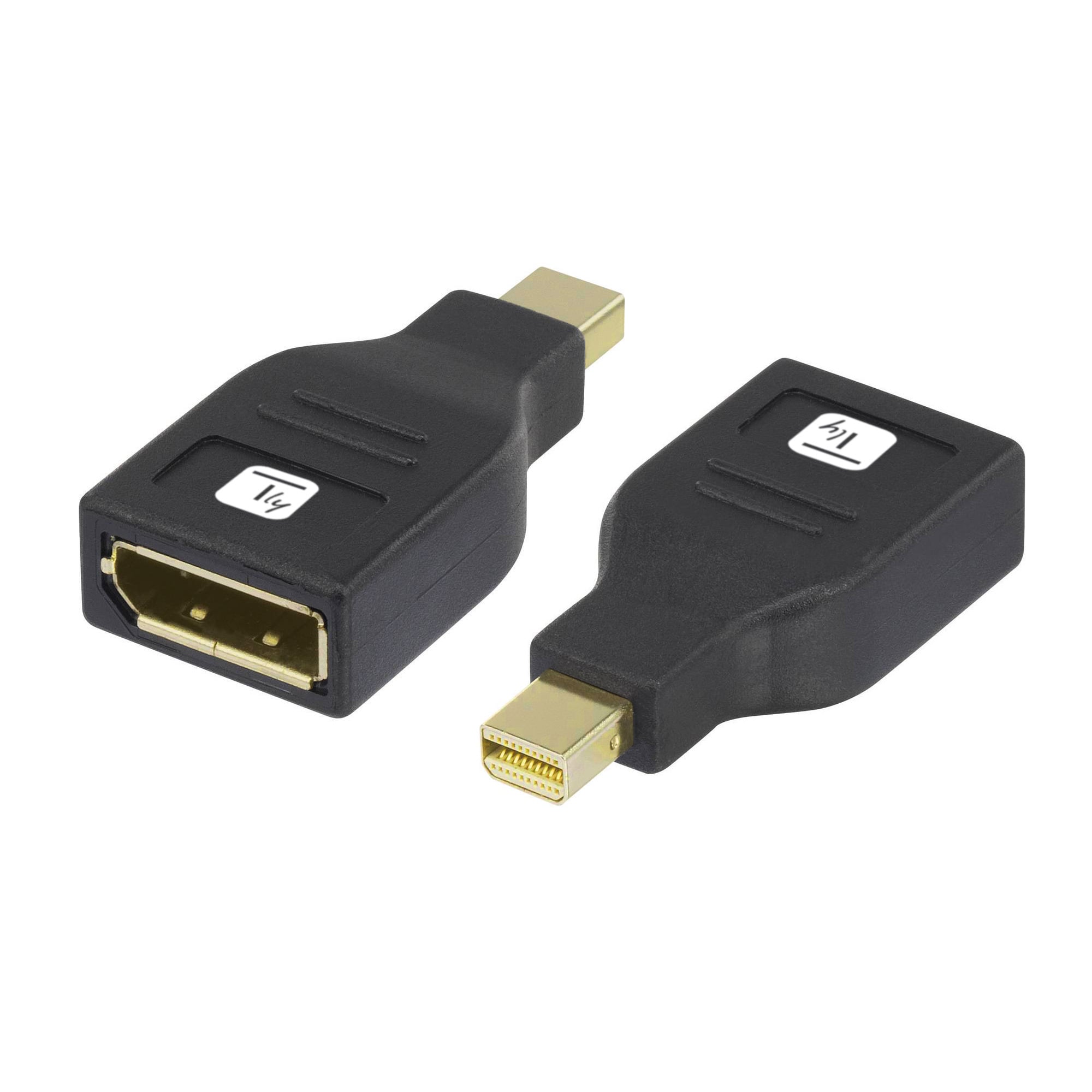 L adattatore da Mini Display Port a Display Port IADAP DP-MDP trasforma una porta Mini DisplayPort Maschio in DisplayPort Femmina. Consente in questo modo di collegare un dispositivo (ad esempio un monitor) con entrata DisplayPort DP ad un Macbook, che in