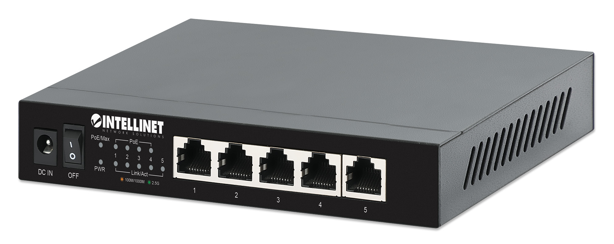 Ethernet Switch POE+ 5 Porte 2.5G