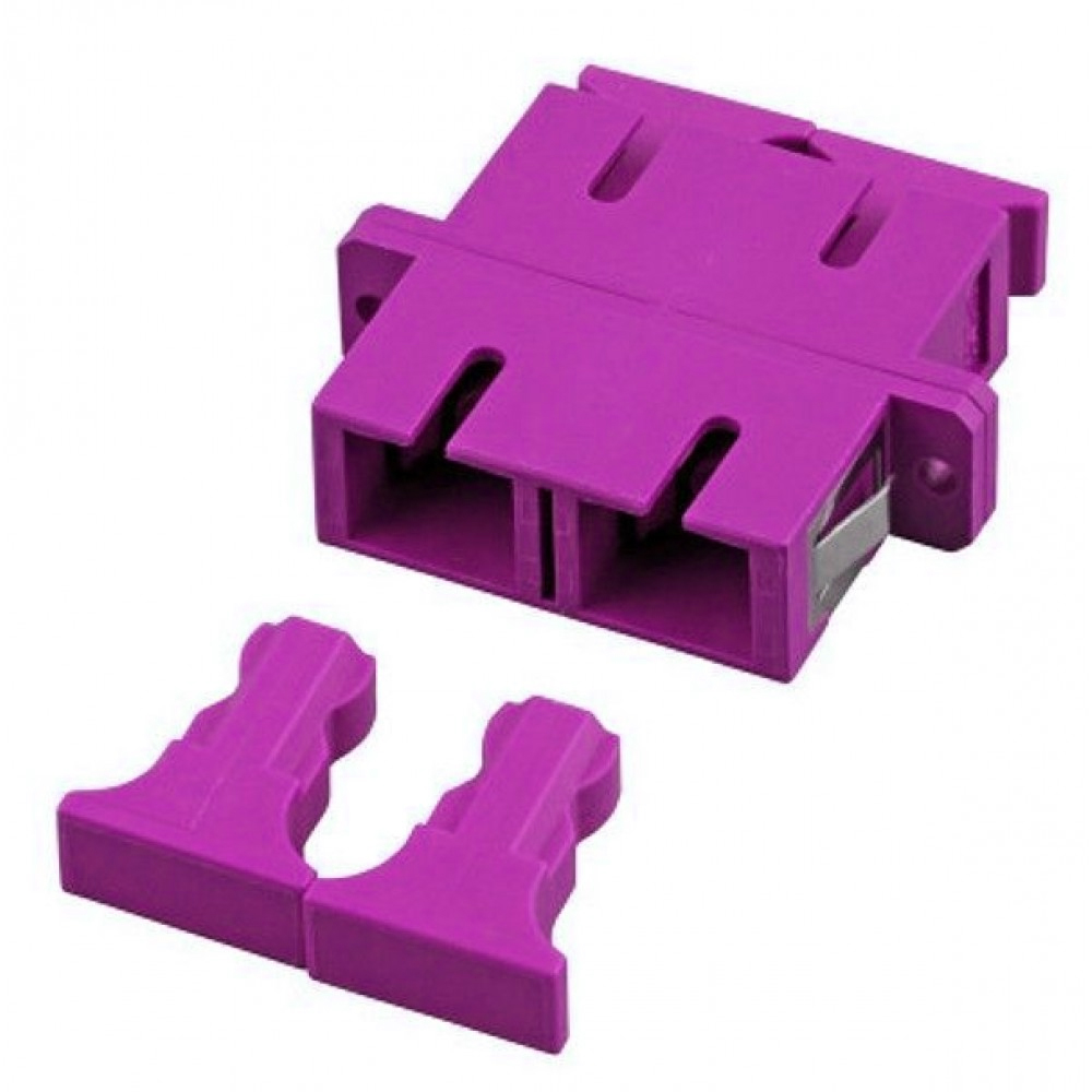 Adattatore a Bussola Duplex SC (UPC) /SC (UPC) Multimodale OM4