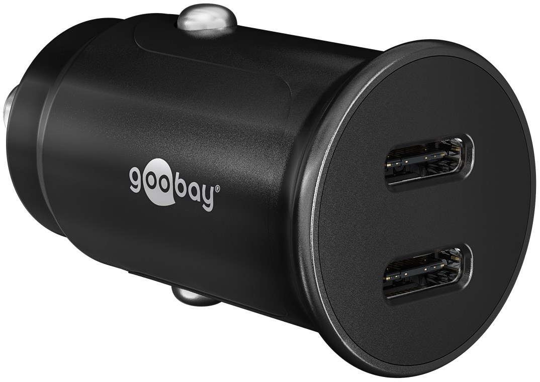 Caricatore Compatto da Auto 2 porte USB-C™ PD Power Delivery 30W