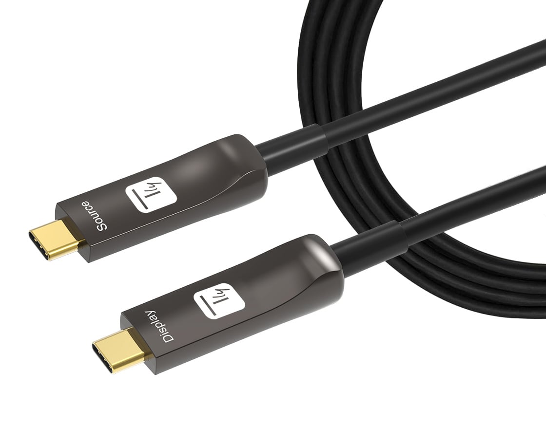Cavo Audio/Video Ottico Attivo USB-C™ M/M AOC Fibra Ottica 4K 20m