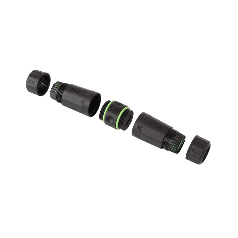 <div>Adattatore slim Cat.6 RJ45 F/F indicato per connettere due cavi RJ45, offrendo un eccellente protezione contro l ambiente ostile. L involucro con meccanismo di aggancio a vite garantisce una maggiore protezione del sistema di connessione contro l umi