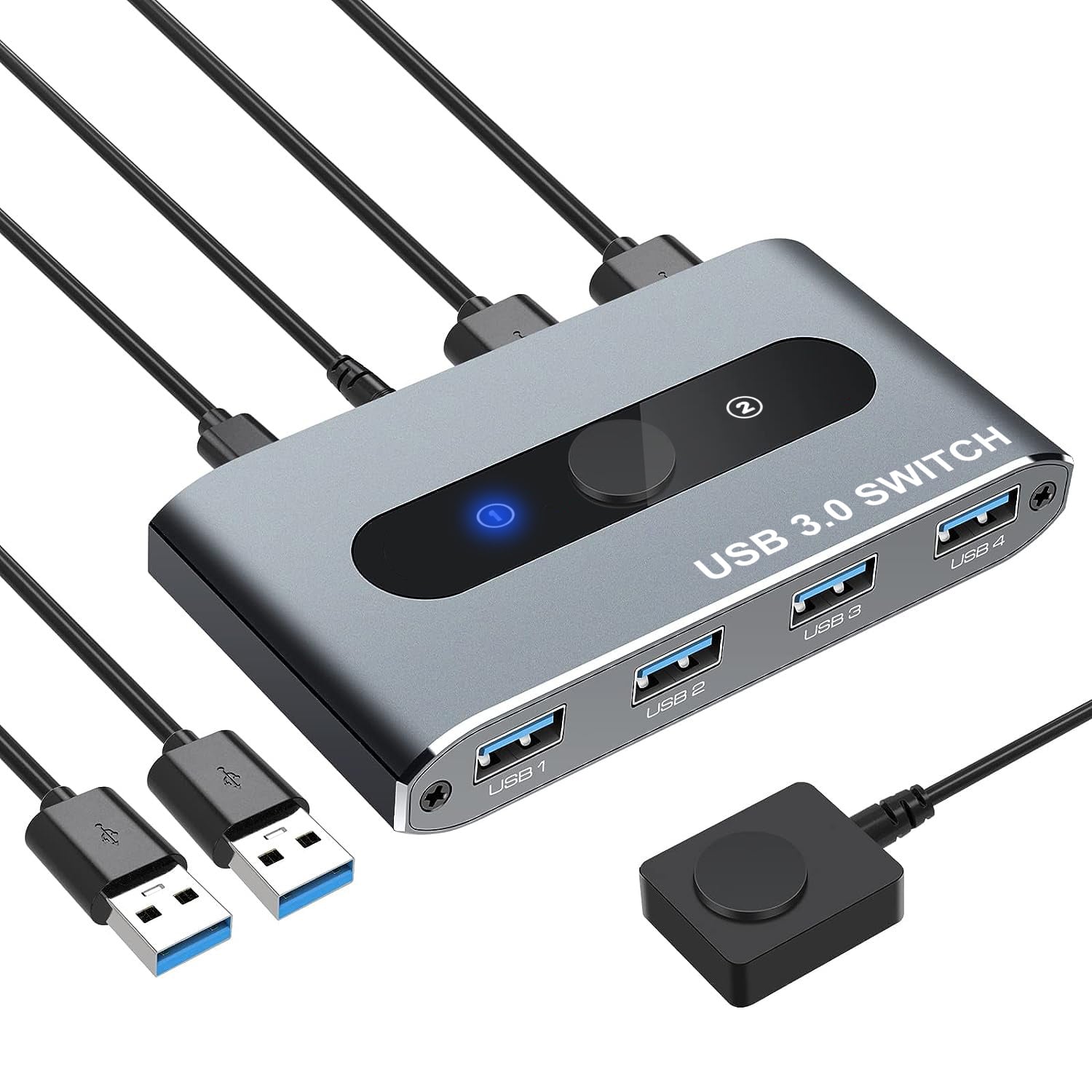 IUSB-SW3024 consente di condividere fino a quattro periferiche USB tramite due computer. Ideale per la condivisione di dispositivi come stampante, scanner, mouse, tastiera, lettore di schede, flash drive, hard disk portatili e altri dispositivi USB tra du