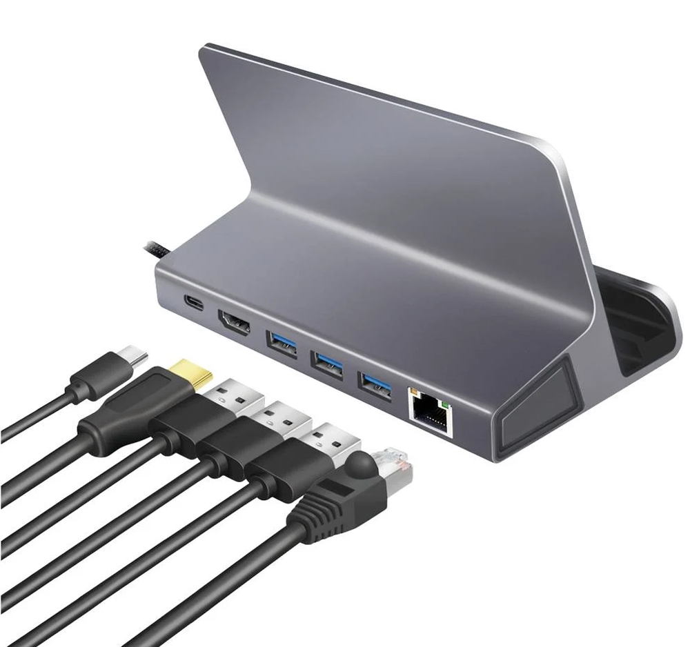 Docking Station USB-C™ 6 in 1 per Steam Deck™, iPad Tablet e Smartphone