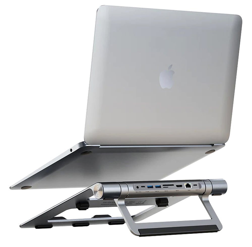 La docking station ICA-NTB DOCK91 permette di espandere la configurazione del proprio notebook includendo vari collegamenti, come quello ad un monitor esterno 4K, la connessione ad una rete cablata e agli accessori USB preferiti, cuffie audio e memorie SD