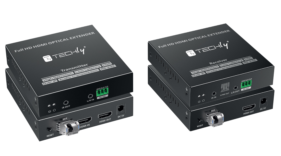 Extender HDMI su Fibra Ottica Monomodale fino a 40km