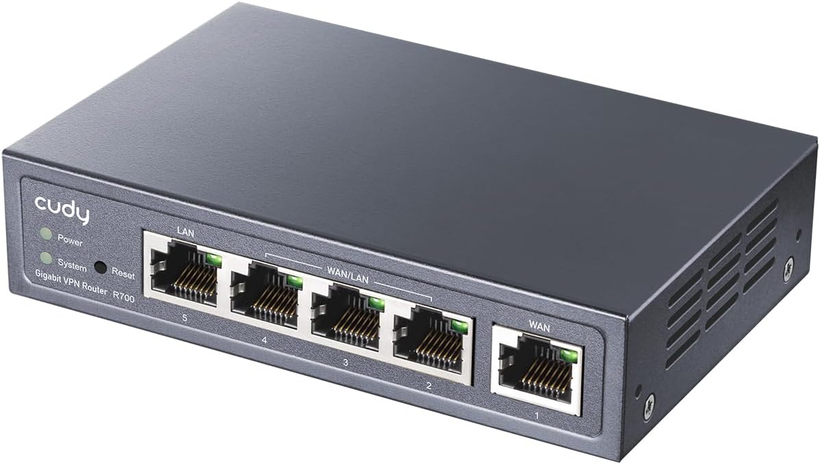 Router VPN Multi-WAN Gigabit Fino a 4 porte WAN Gigabit, R700