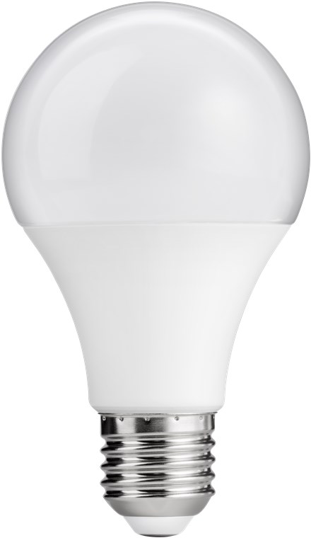 Lampadina LED E27 Bianco Caldo 8.5W Satinata, Classe F