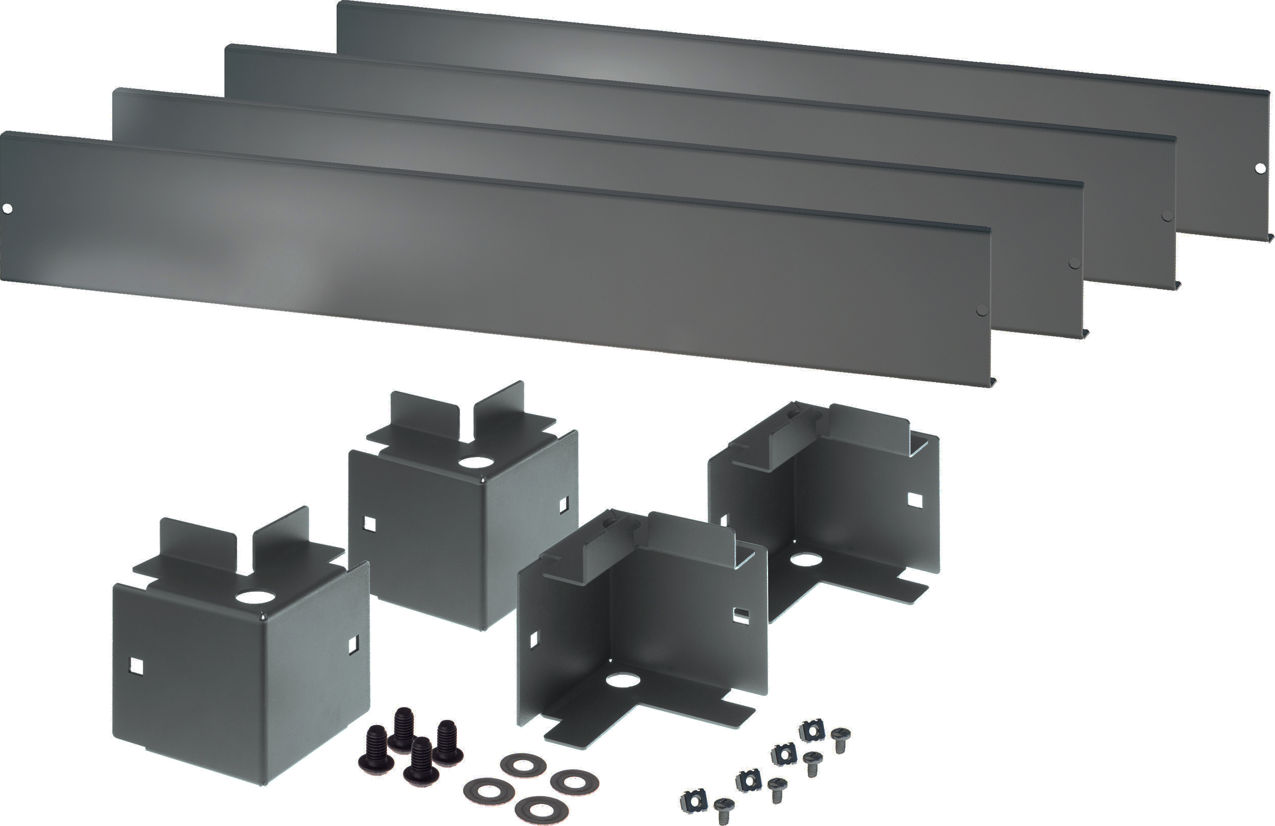Zoccolo 600 x 1200 mm per Armadi Rack Serie NextGen Nero