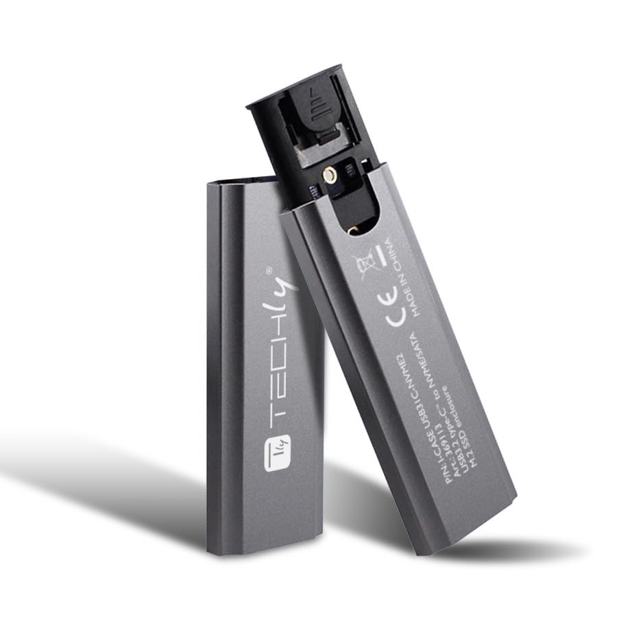 Box Esterno USB-C™ USB3.2 Gen2 NVMe/SATA M.2 SSD