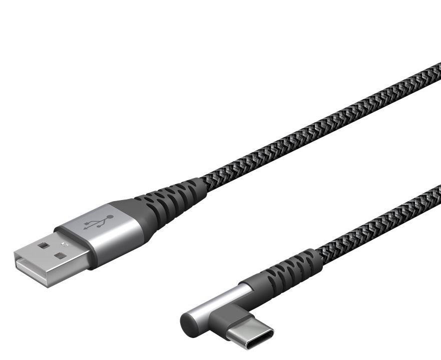 Cavo USB-C™ Maschio Angolato a USB-A Dritto 1m