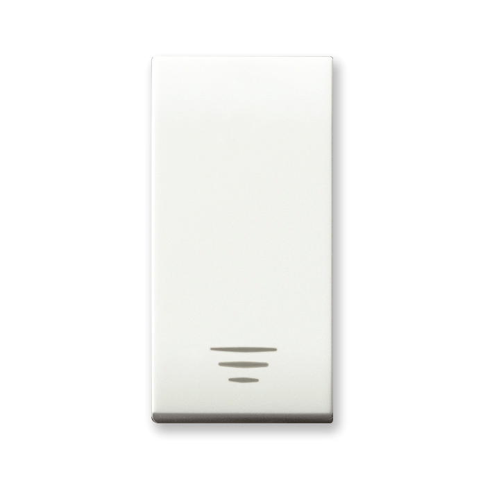 Domus S44 Pulsante 1P 10A Illuminabile Bianco Lucido