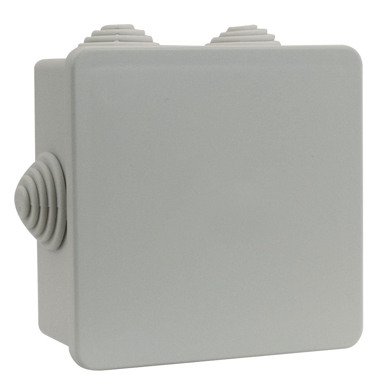 Scatola Quadrata IP44 di Derivazione da Parete con Passacavi