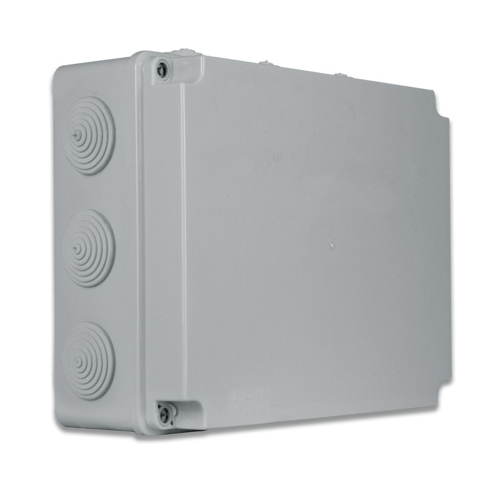 Scatola Rettangolare IP65 di Derivazione da Pareti con Passacavi 240x190