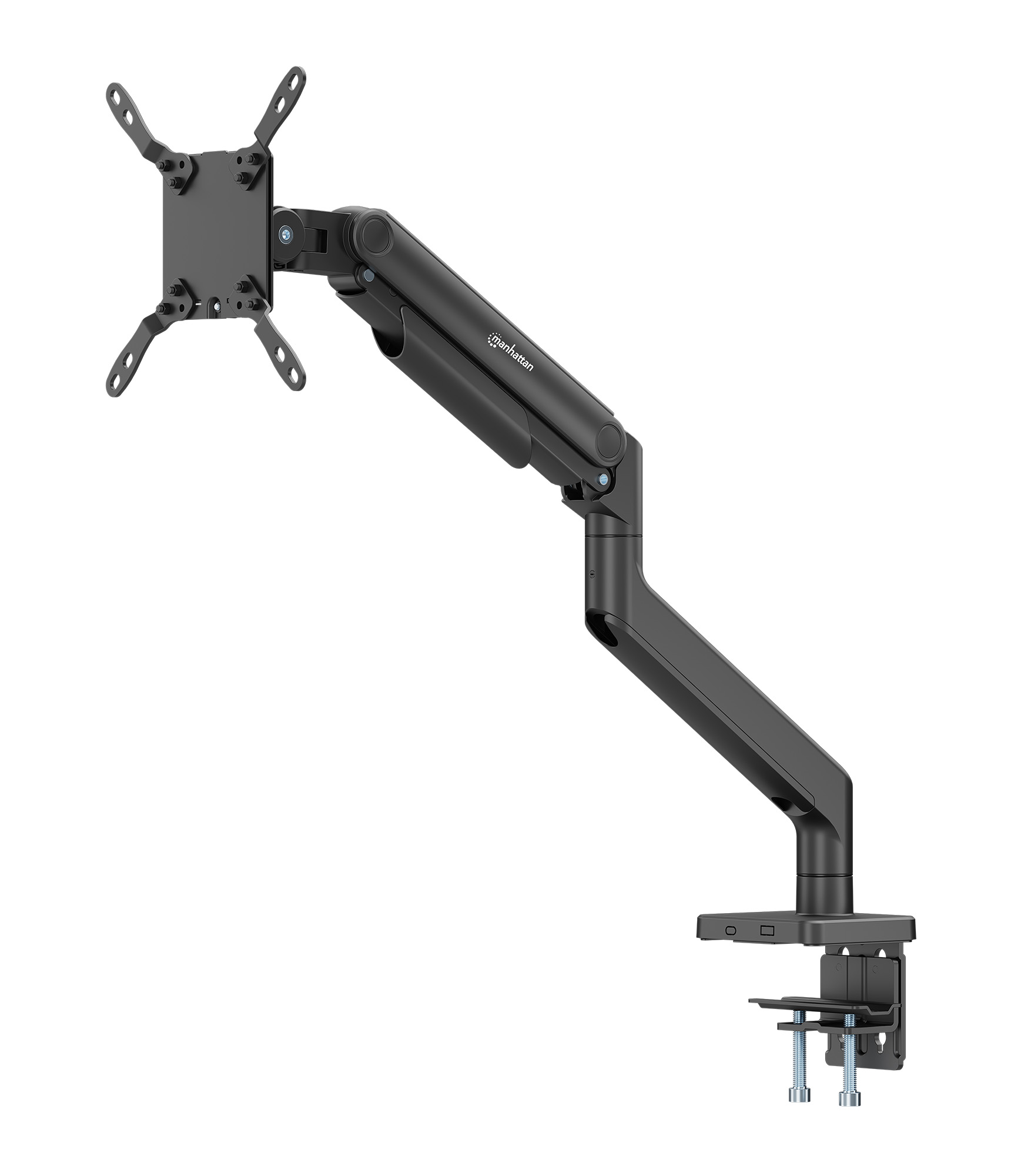 Supporto da Scrivania per Monitor Singolo 17-49'' con Molla Meccanica in Alluminio
