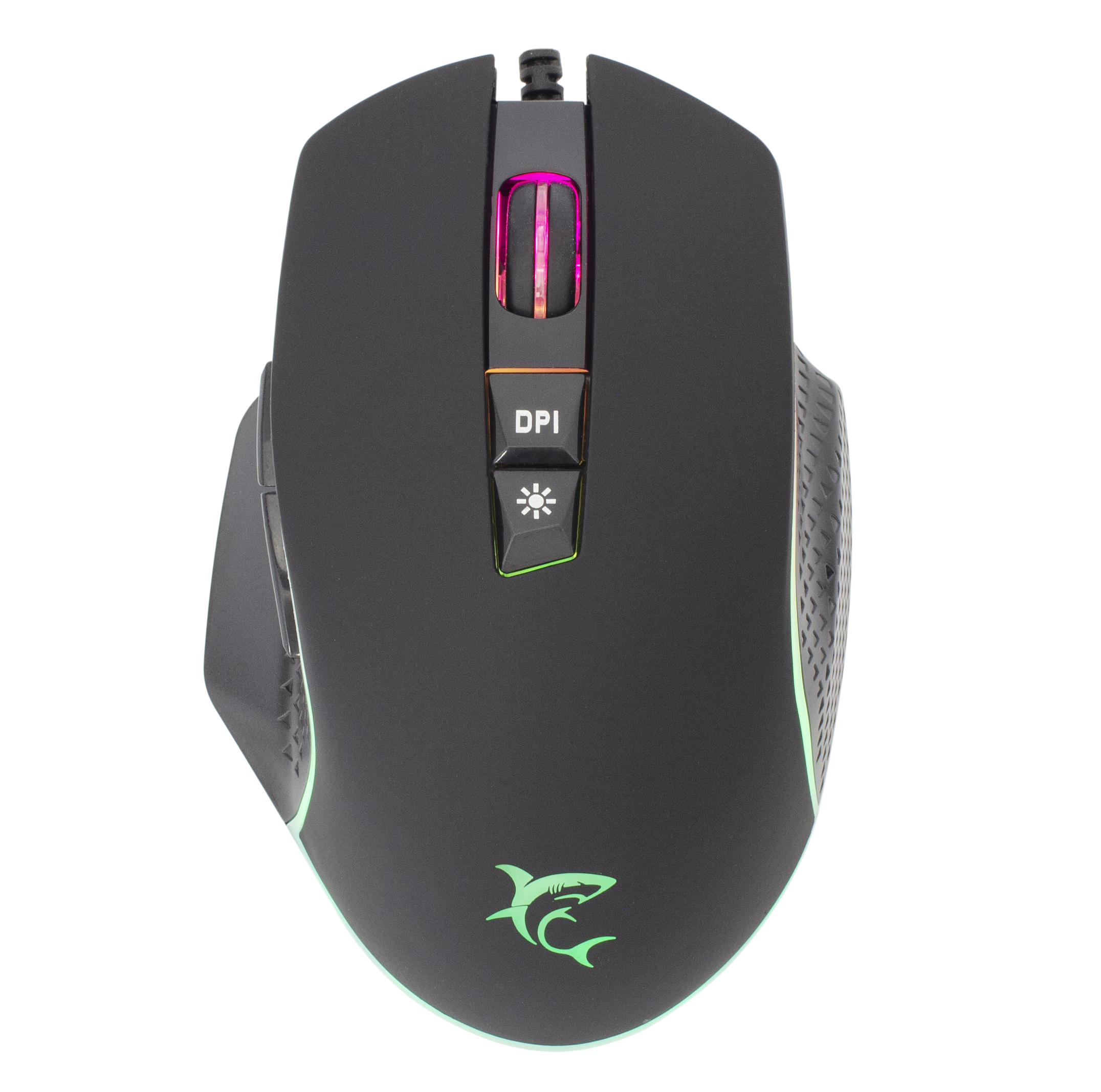 Il mouse da gioco GARETH è un mouse moderno e versatile che renderà i tuoi giochi più divertenti. Questo mouse 7D ha 7 pulsanti, un chipset Sunplus 192 e un sensore ottico che arriva fino a 6400 DPI. Con il software è possibile