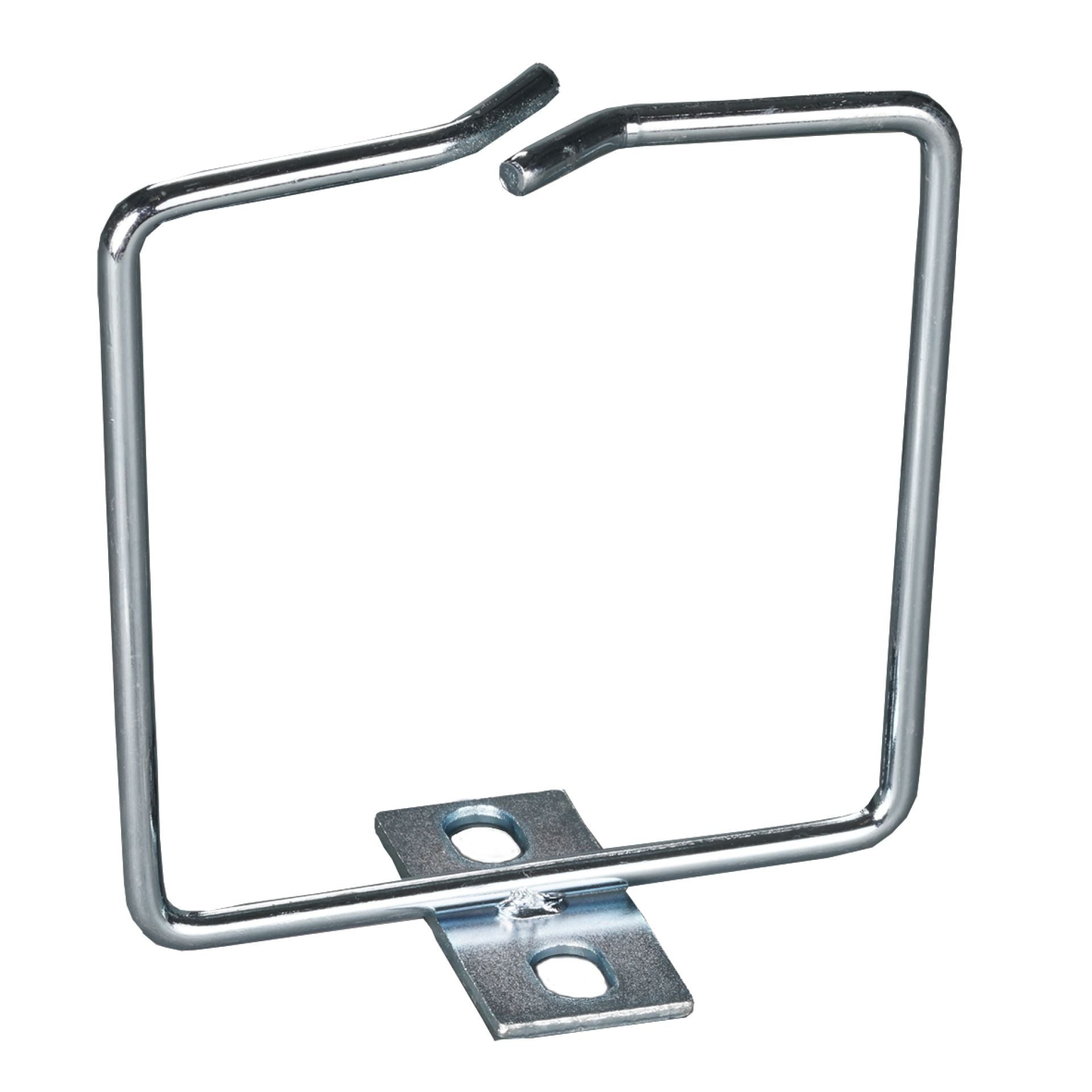 Anello Passacavi Frontale 80x80 mm in Acciaio Zincato per Armadi Rack