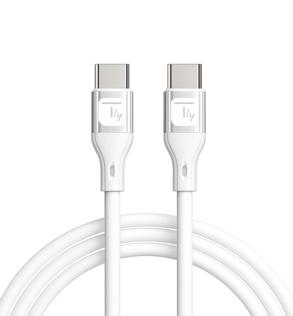 Cavo USB-C™ Maschio/Maschio USB 2.0 in Silicone 1m Bianco