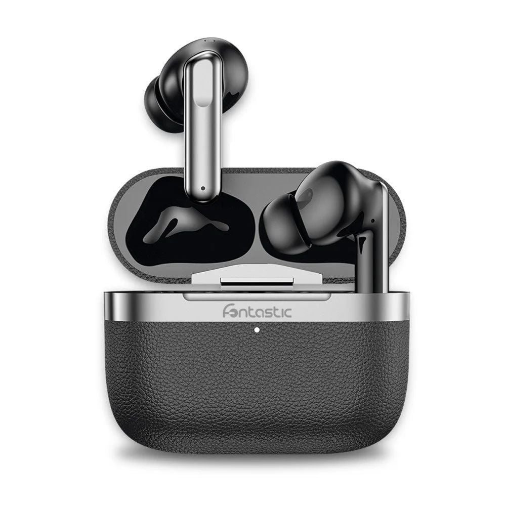 Cuffie Auricolari BT 5.4 TWS con Hybrid ANC + ENC 6 Microfoni Custodia USB-C™ e Ricarica Wireless Nero
