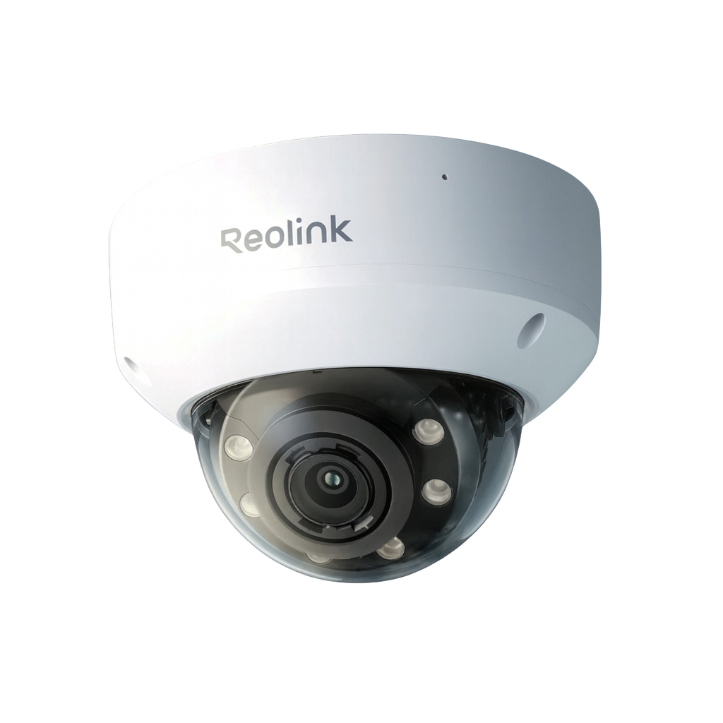 Telecamera Dome PoE Antivandalo IK10 4K con Zoom Ottico 5X, RP-PCV8MZ