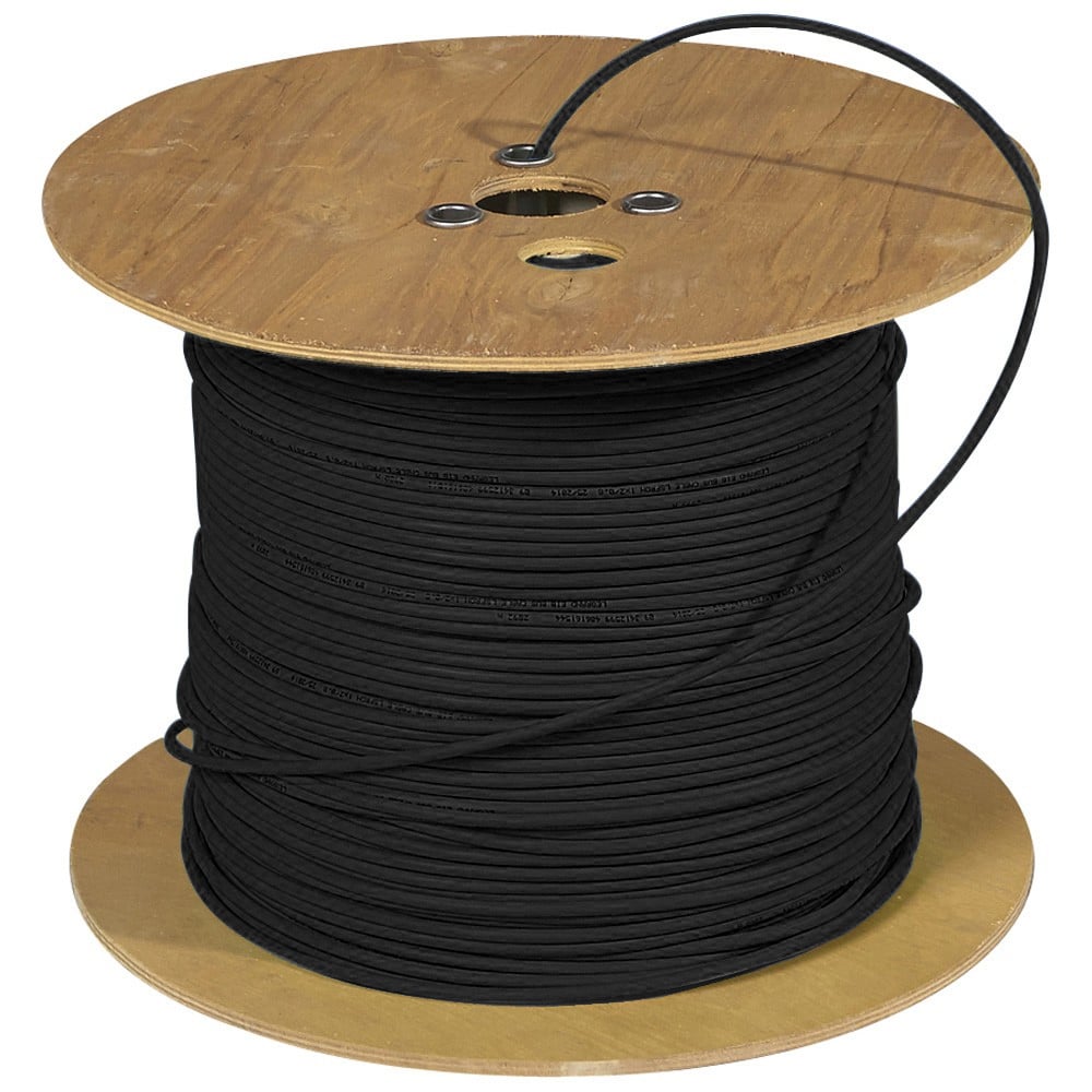 Cavo Cat. 6 Rigido U/UTP Doppia Guaina PVC+PE 500m in Matassa Nero