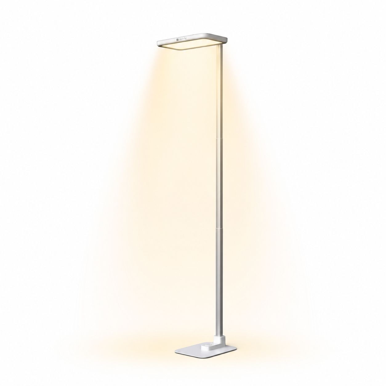 Lampada LED da Pavimento con Altezza Regolabile, Bianca