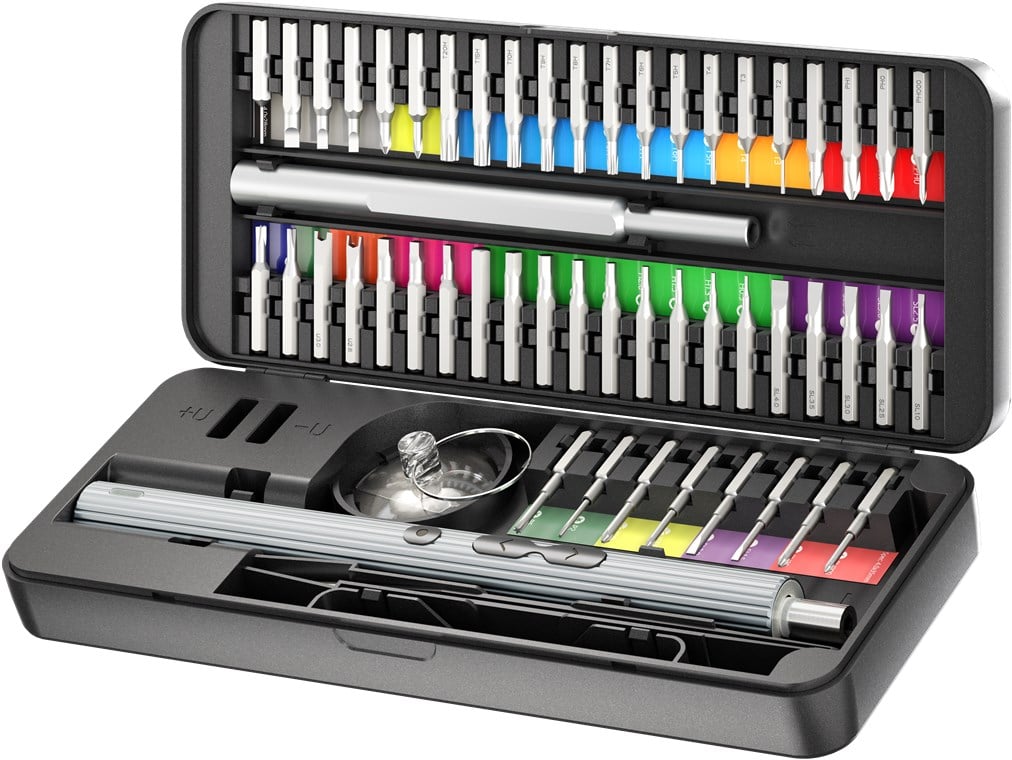 Set Cacciavite Elettrico 58in1 con 50 Punte di Precisione