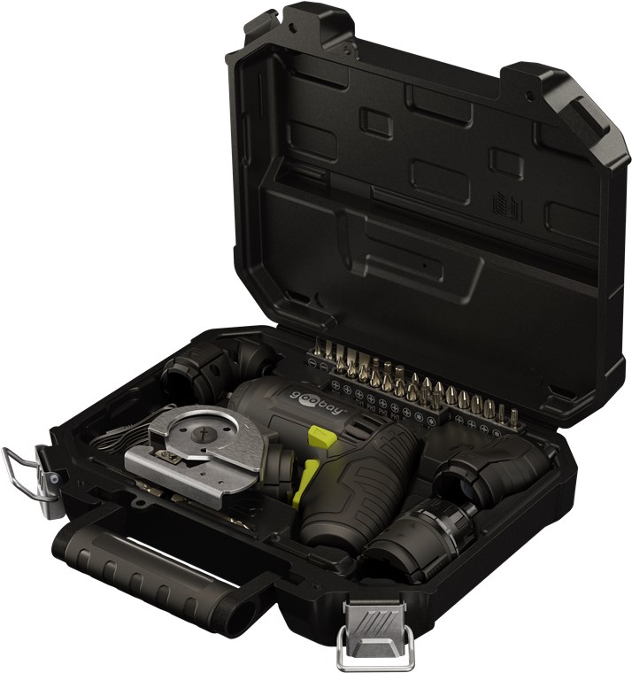 Set 35 Pezzi Mini Avvitatore a Batteria 4 in 1 con Punte di Precisione