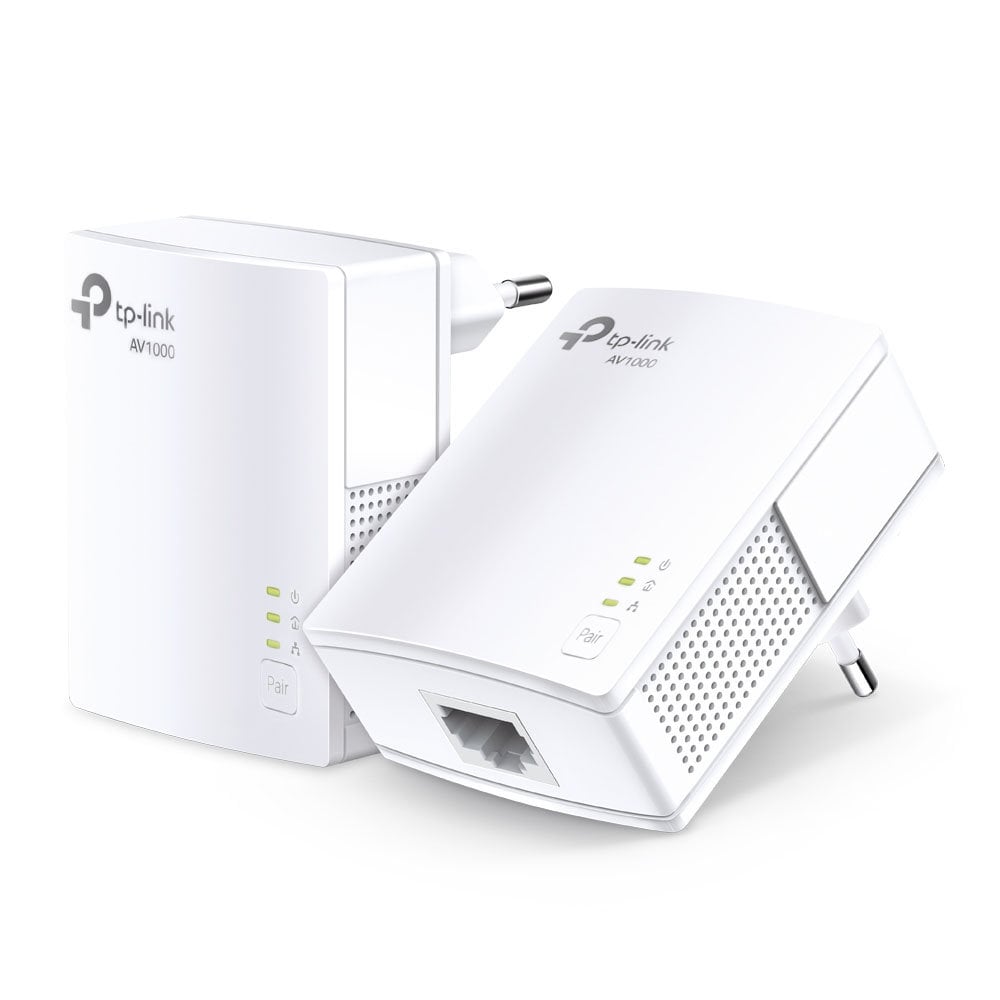 Kit Adattatori di Rete Powerline AV2 1000 Mbps con Porta Gigabit