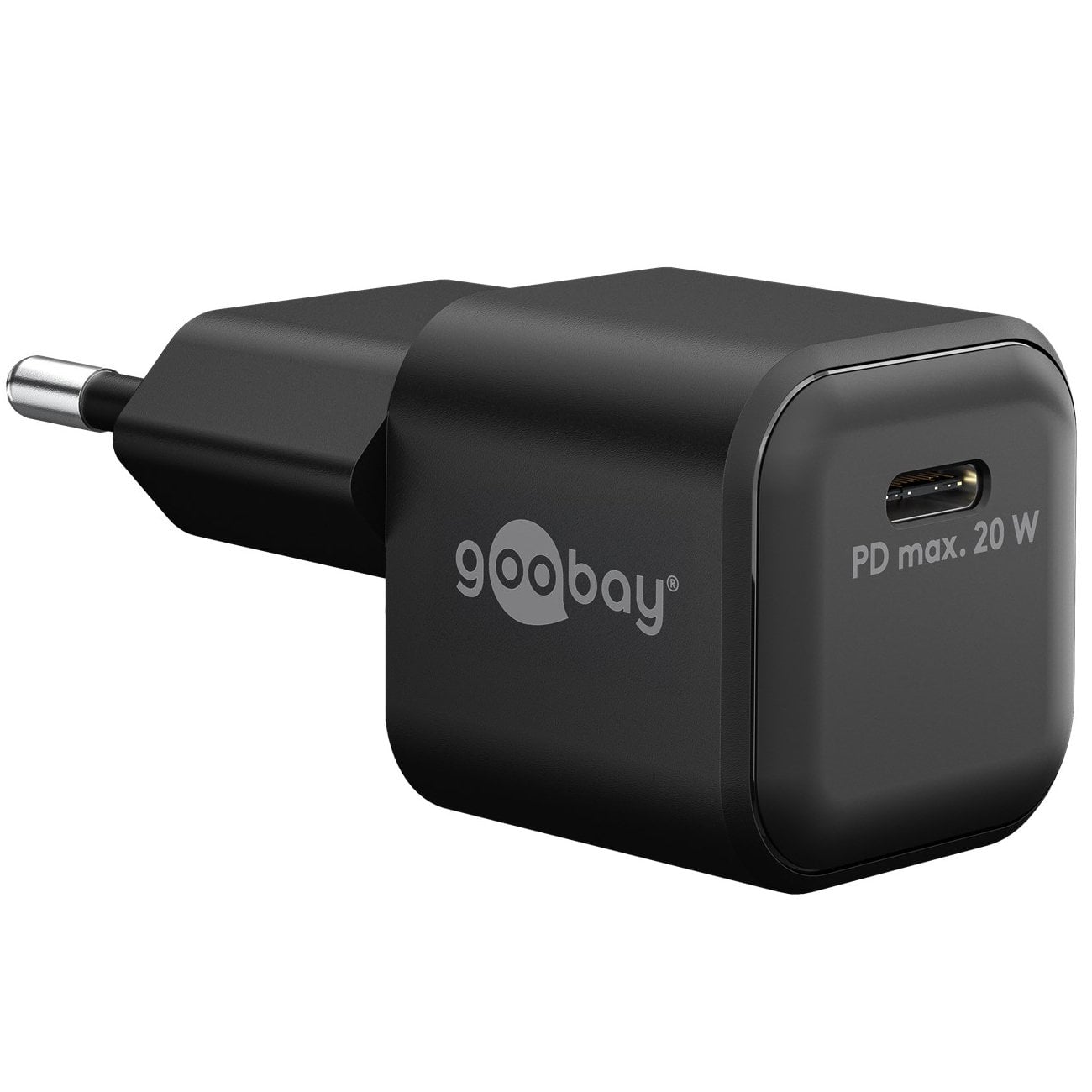 Alimentatore Caricatore Rapido USB-C™ PD GaN Nano 20W 3A Nero