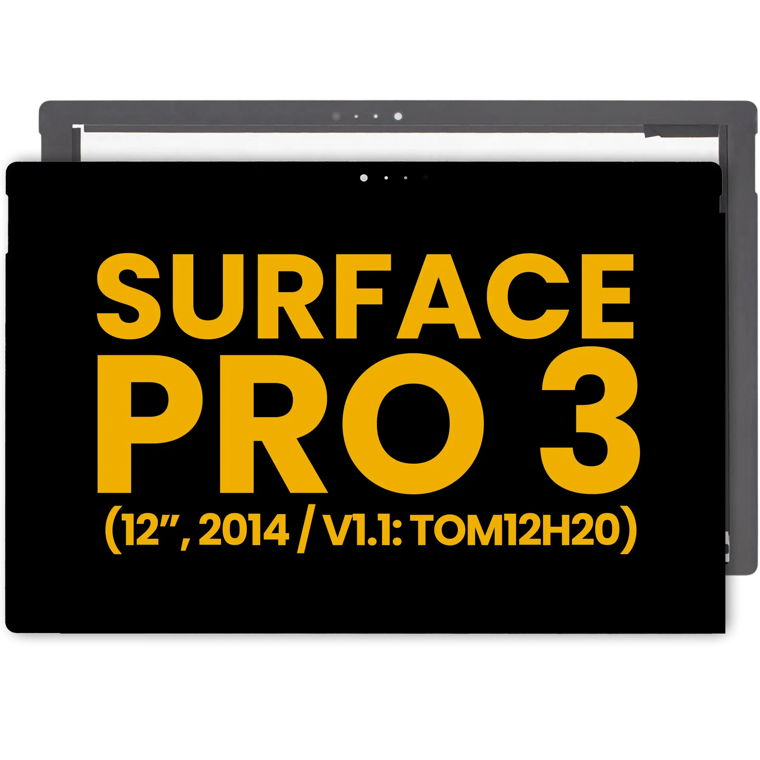 Display LCD completo con Touch screen per Microsoft Surface Pro 3 (1631 / TOM12H20 / Version V1.1) (Refurbished)