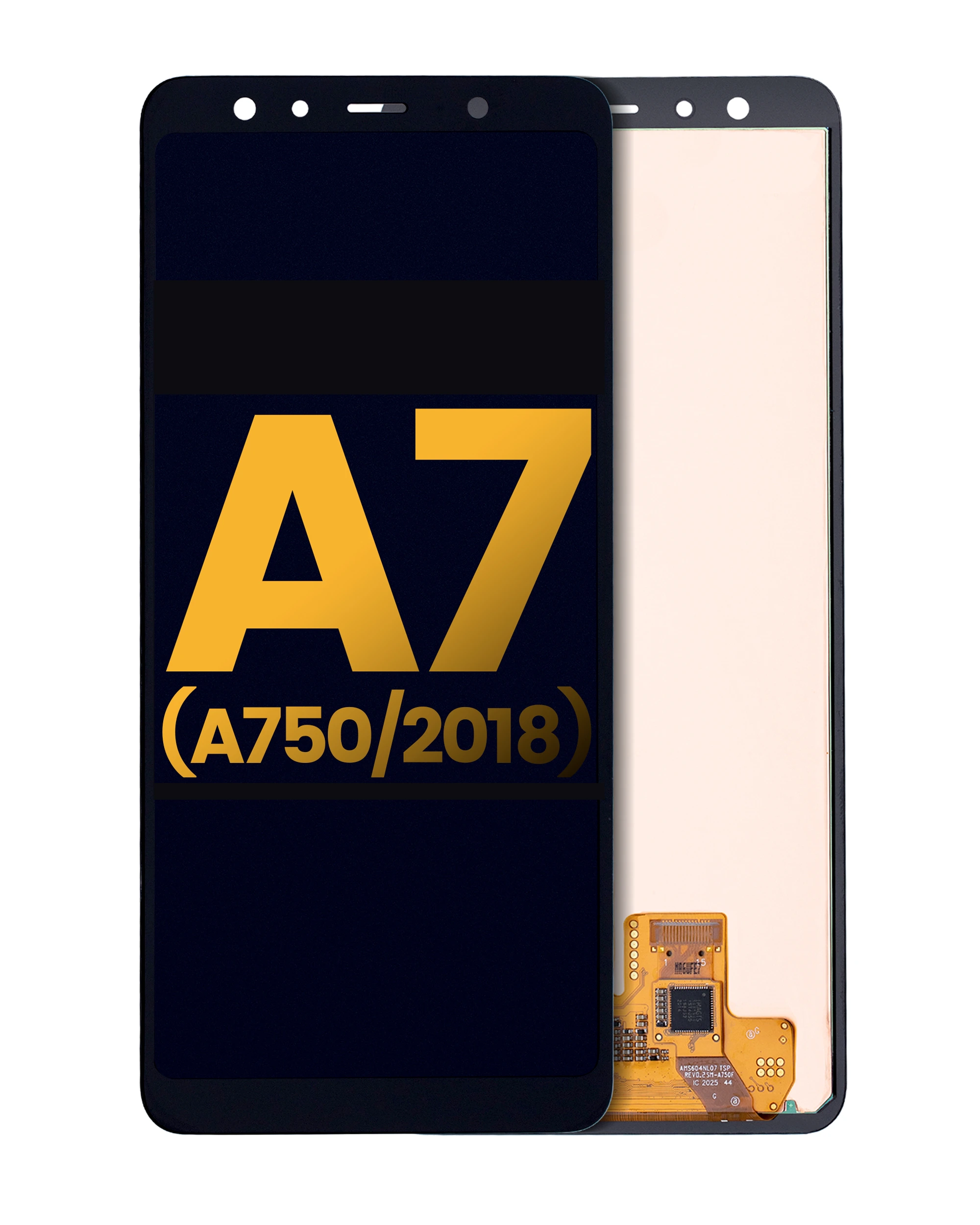 Display OLED completo senza Frame per Samsung A7 (A750 / 2018) (Refurbished) (tutti i colori)