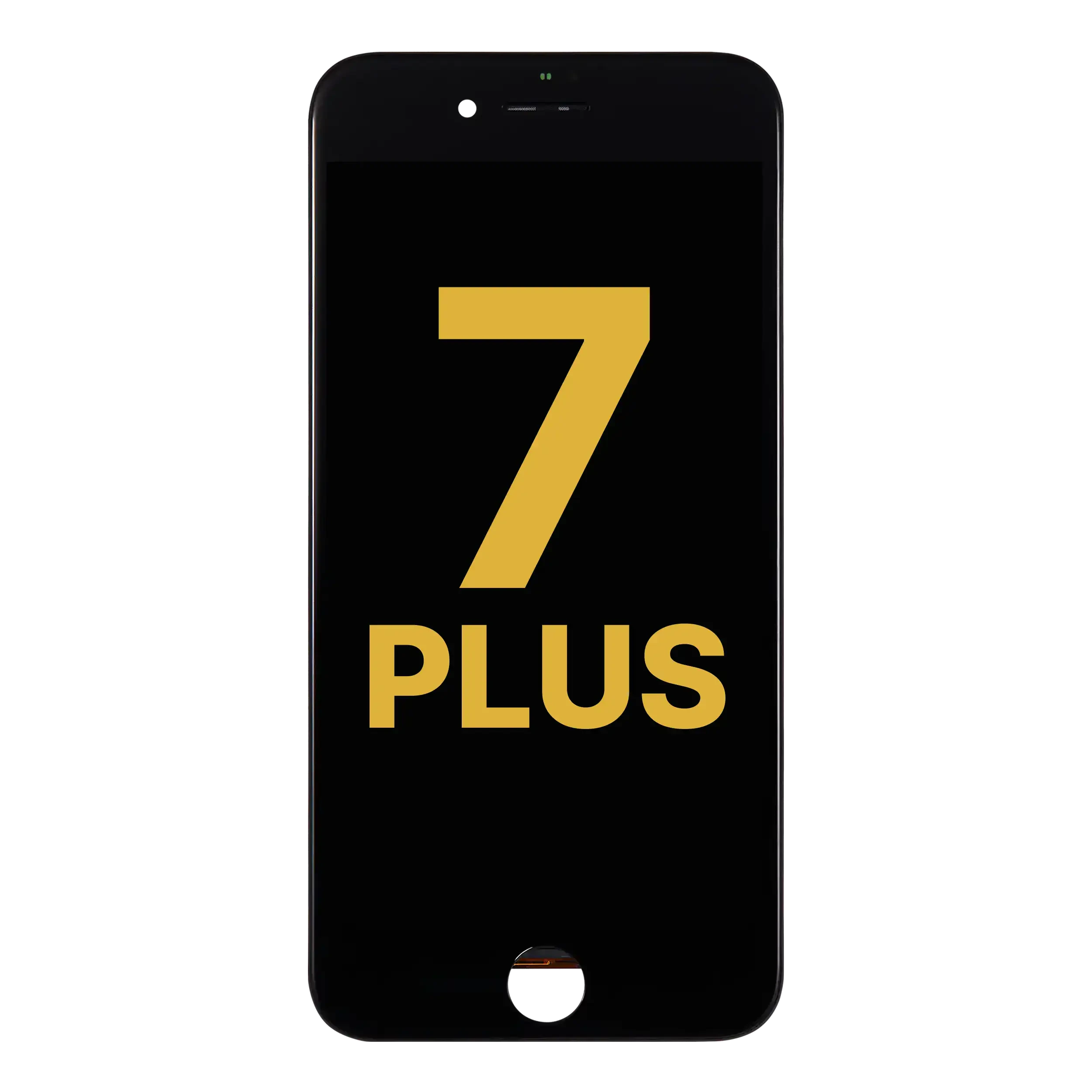 Display LCD completo con Steel Plate per iPhone 7 Plus (Refurbished: LG) (Nero)