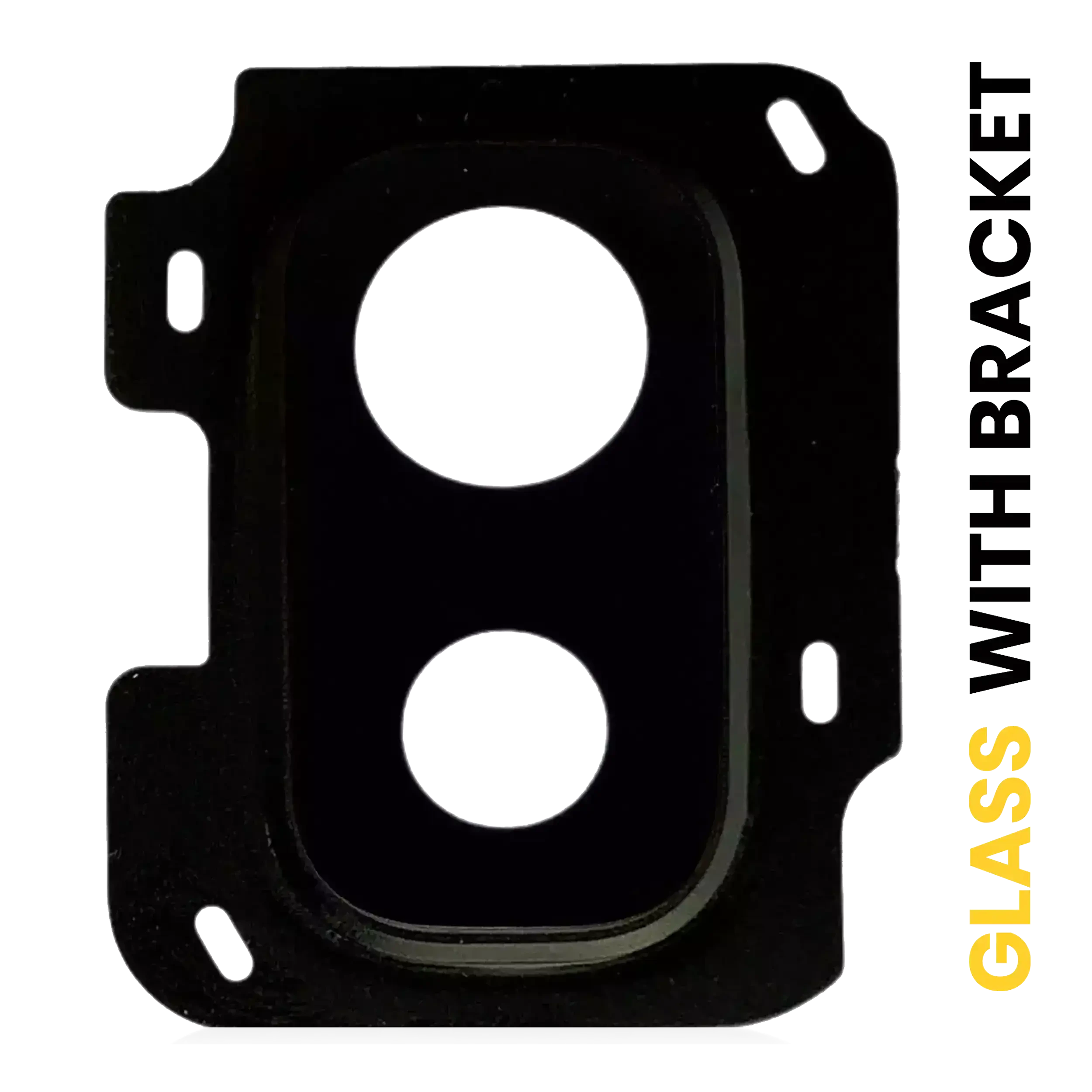 Lente fotocamera posteriore con staffa per Samsung Galaxy J8 (J810 / 2018) (Nero)