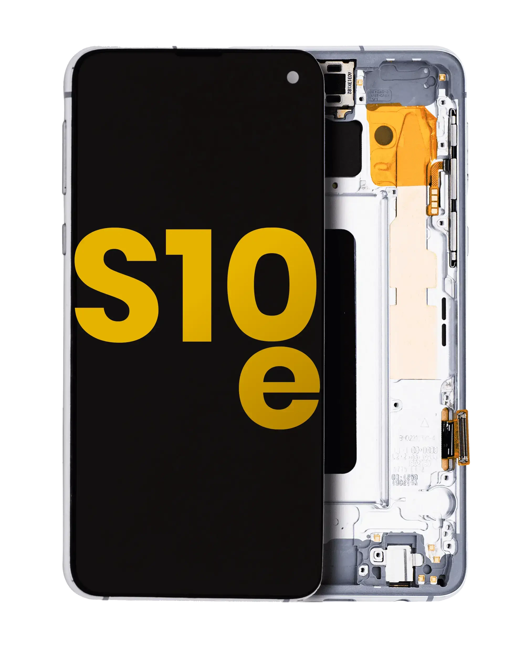 Display OLED completo con Frame per Samsung Galaxy S10E (Refurbished) (Prism Bianco)