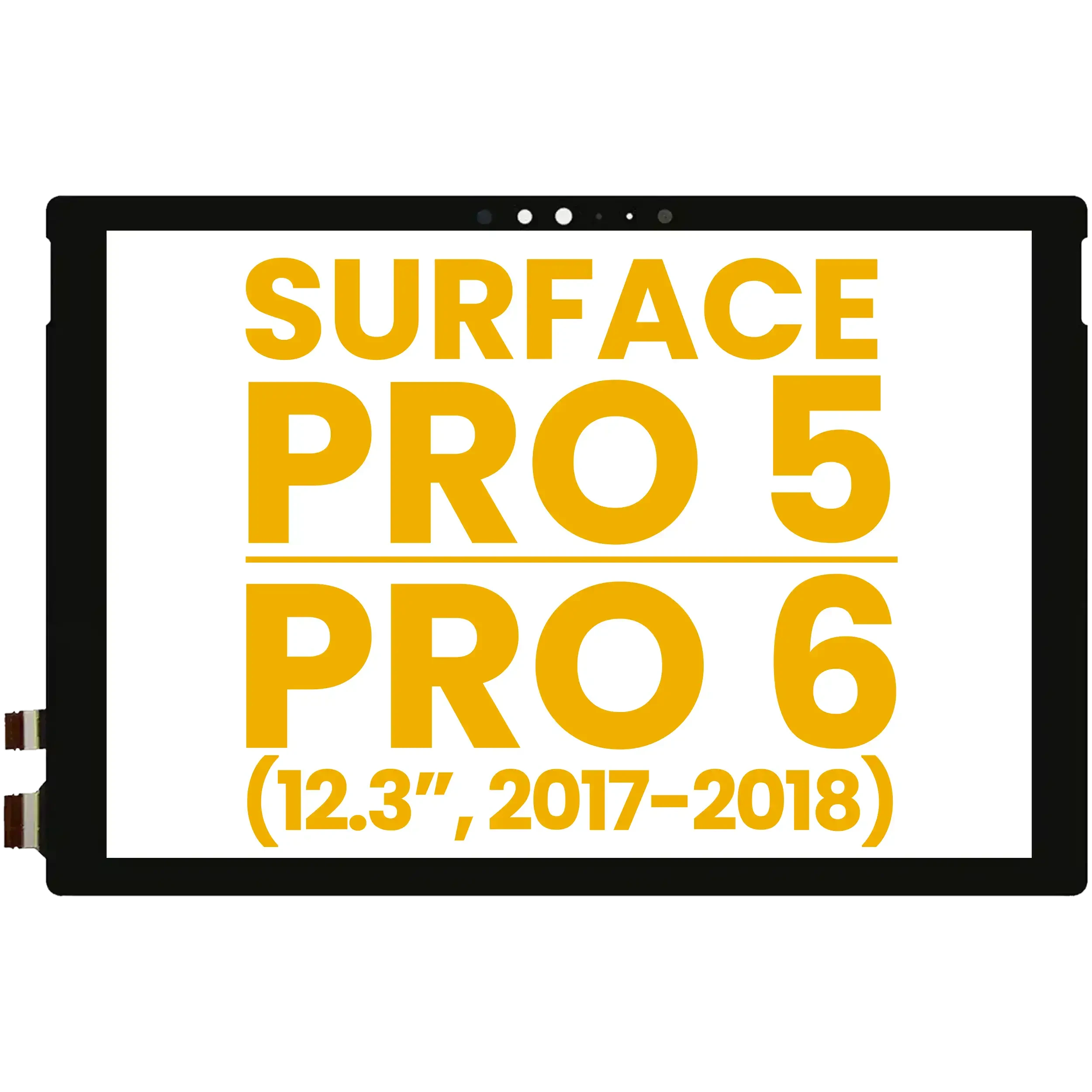 Touch screen con flat per Microsoft Surface Pro 5 / Pro 6 (1796) (separazione vetro richiesta)