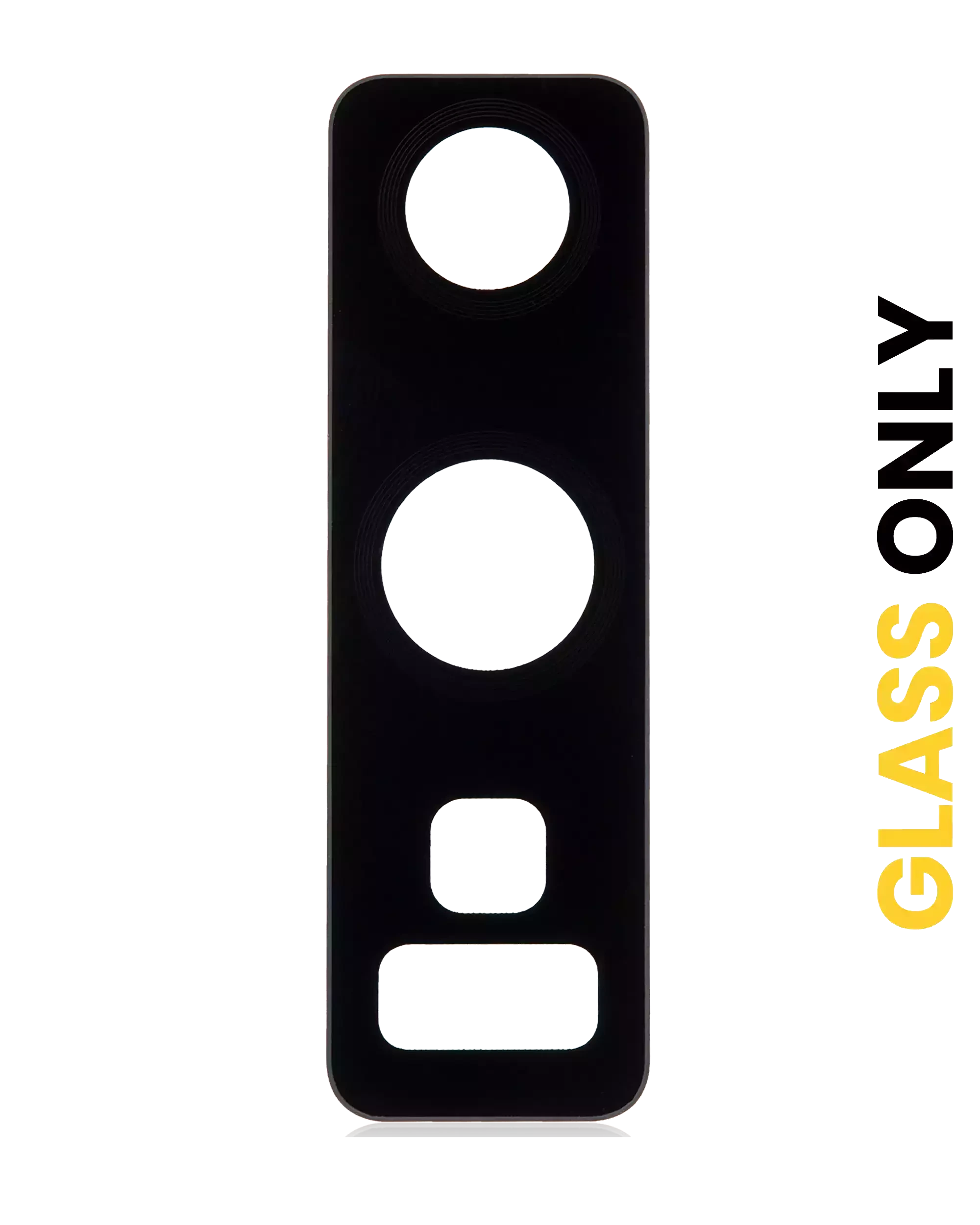 Lente fotocamera posteriore (solo vetro) con adesivo per Samsung Galaxy Note 9 (Mezzanotte Nero)