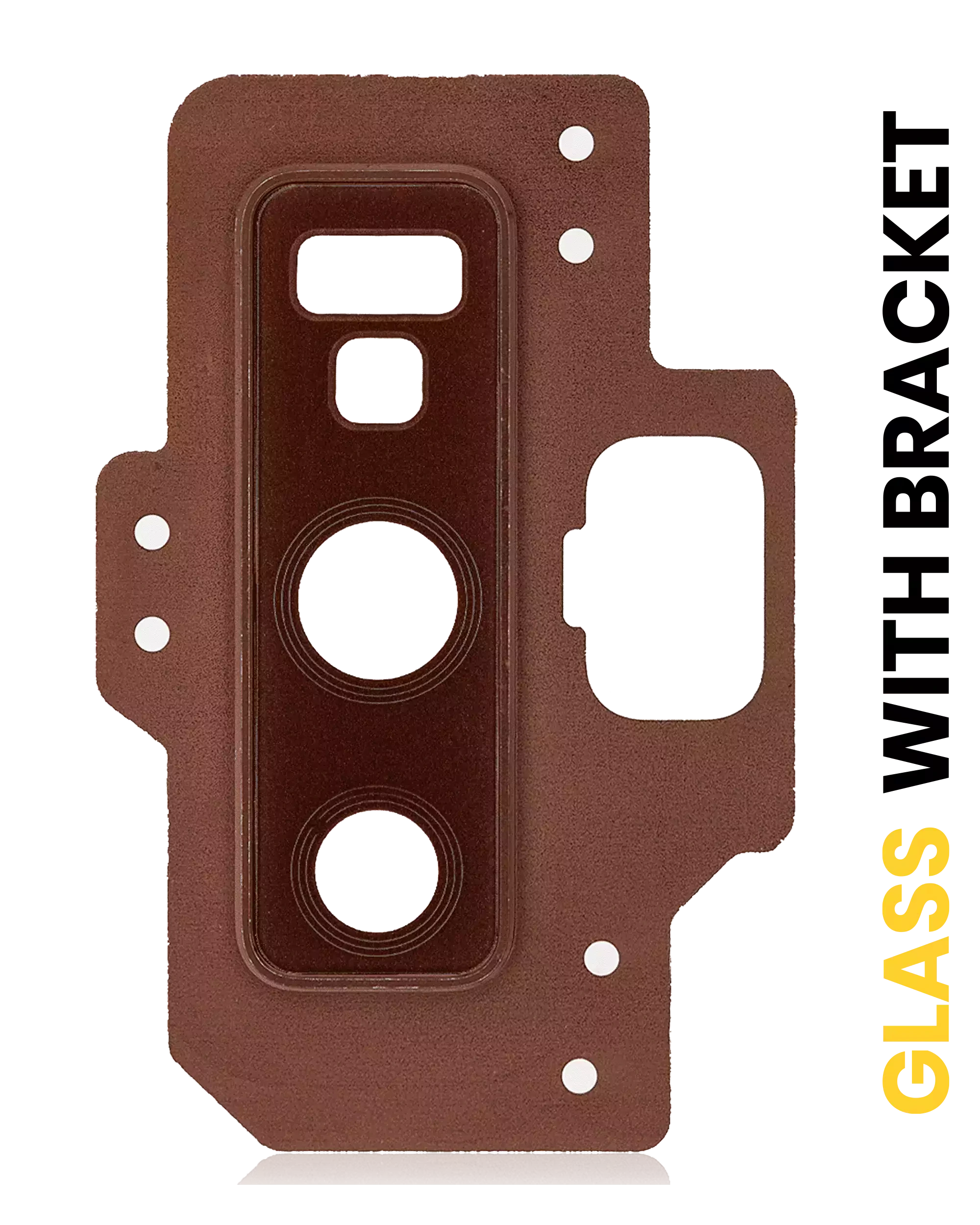 Lente fotocamera posteriore con staffa / Cornice per Samsung Galaxy Note 9 (Metallic Copper)