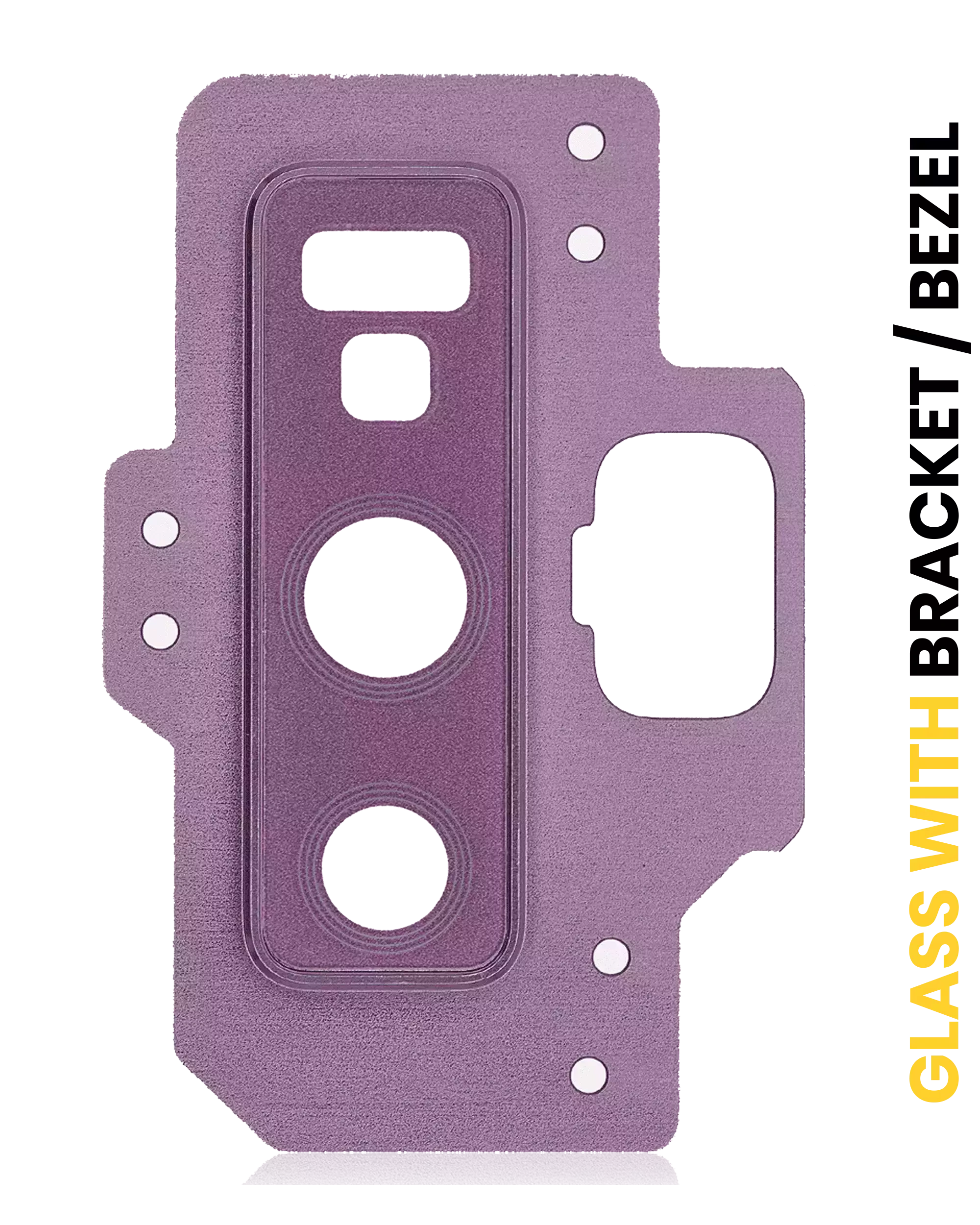 Lente fotocamera posteriore con staffa / Cornice per Samsung Galaxy Note 9 (Lavanda Viola)