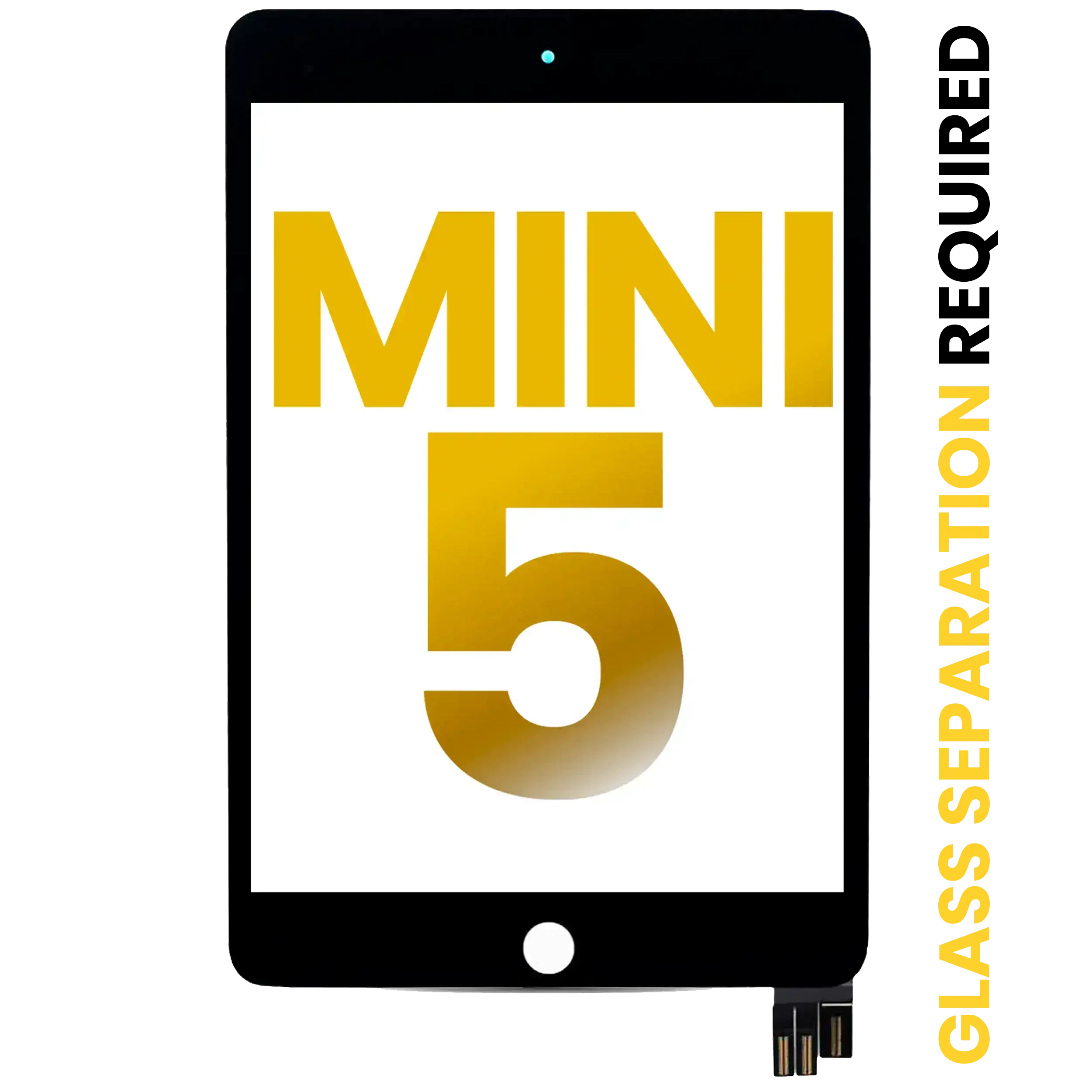 Touch screen per iPad Mini 5 (separazione vetro richiesta) (Premium) (Nero)