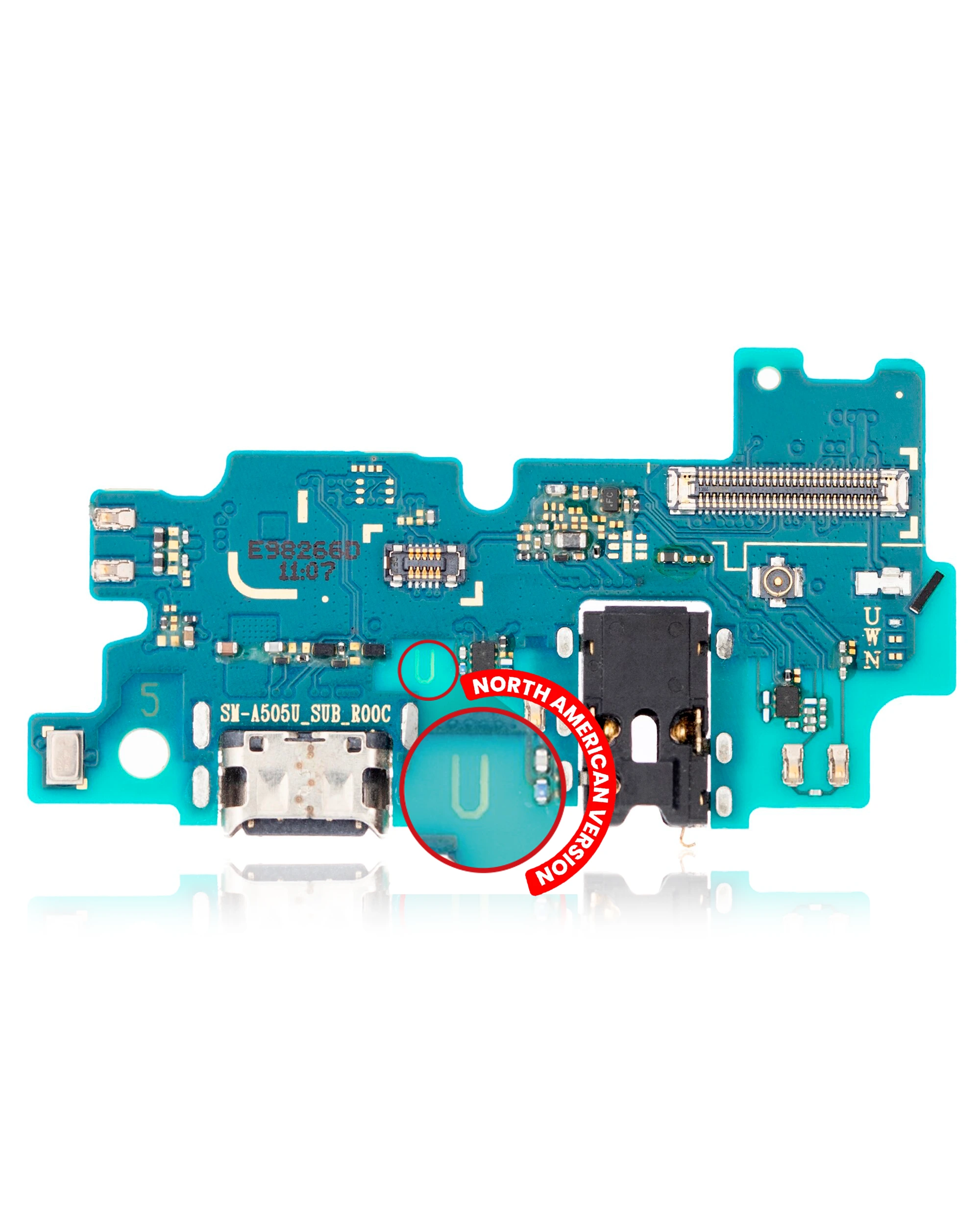 Connettore di ricarica con scheda per Samsung Galaxy A50 (A505U / 2019) (US Version) (Premium)